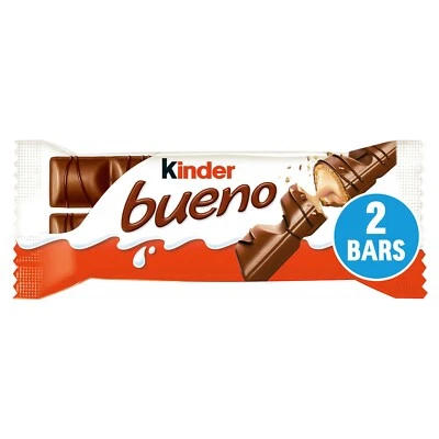 Kinder Bueno Bar - Milk/Chocolate/Wafer/Hazelnut 43g — 第 1/3 张图片