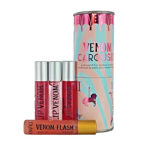 DuWop Venom Carousel Lip Plumping Lip Gloss Gift Set 4×3.5ml - Picture 1 of 6