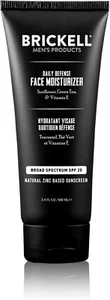 Brickell Men'S Daily Defense Face Moisturizer for Men, Natural and Organic, Zinc - Picture 1 of 12