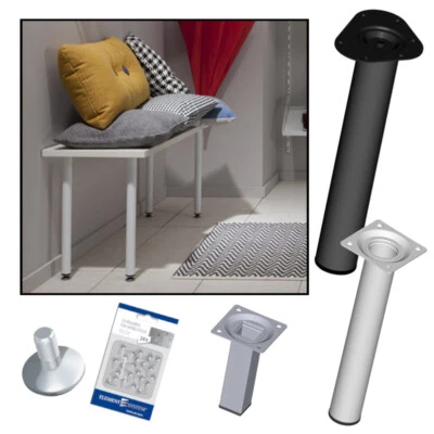 Element System Möbelfüße 25 | 30 | 50 | 60 mm Füße Tischbeine für Bett Sofa Fuß - Bild 1 von 4
