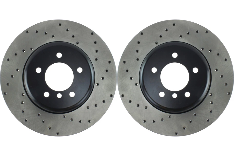 Front PAIR Stoptech Disc Brake Rotor for 2006-2010 BMW 550i (42832) - Image 1 of 4