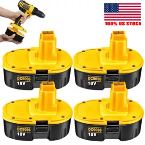 For Dewalt 18 Volt 6.0Ah 5.5Ah DC9096-2 DC9098 DC9099 DW9096 Battery / Charger - Picture 1 of 15