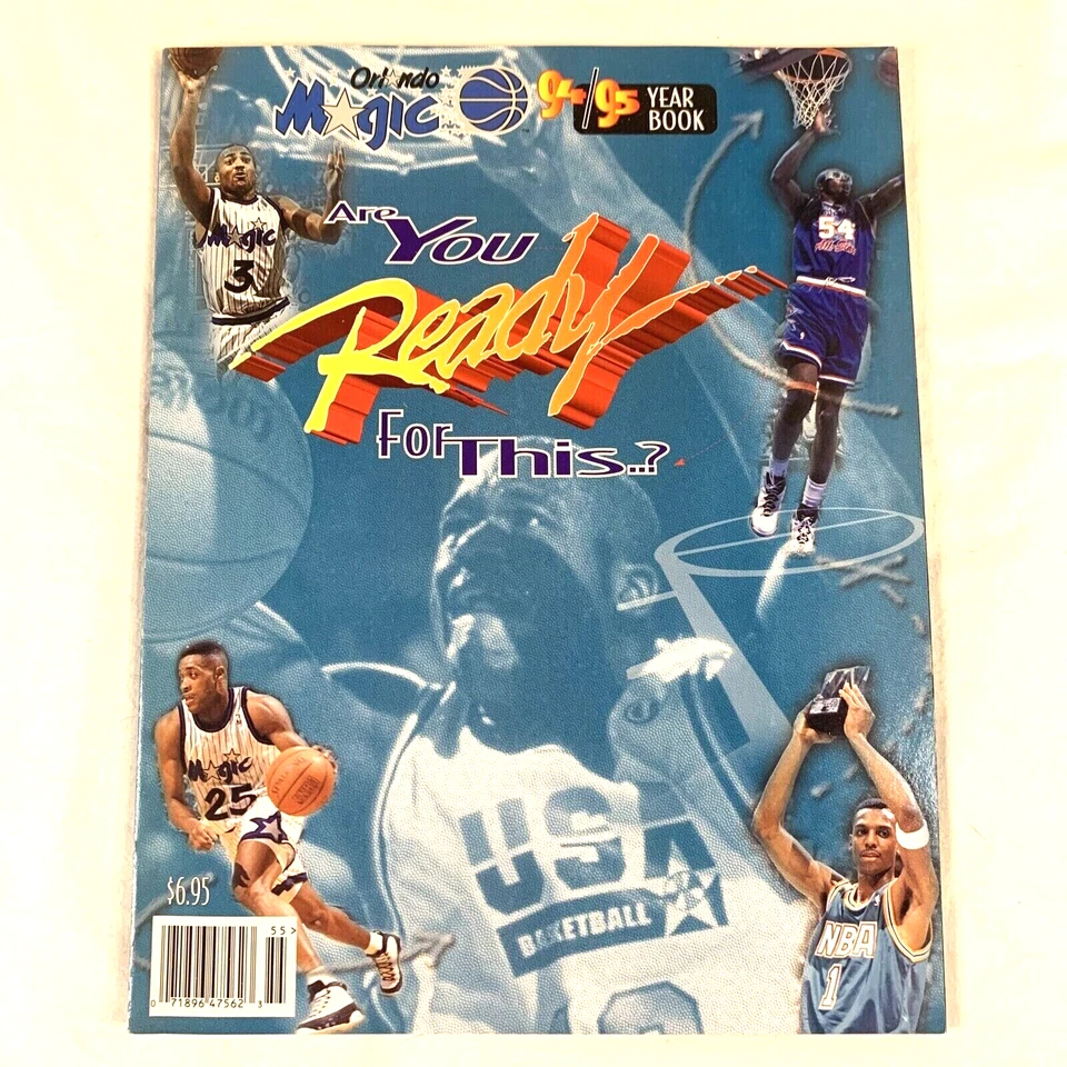 Orlando Magic 1994-1995 Anuario Oficial Dream Team II Horace Grant Shaq Foto 1 de 4
