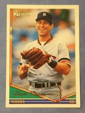 1994 Topps GOLD Alan Trammell Card #75 Detroit Tigers