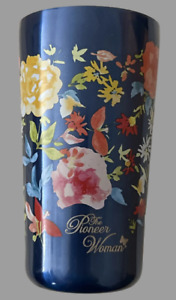 The Pioneer Woman 18oz Stainless Steel Blue Floral Tumbler
