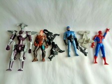 4-  VINTAGE 1990'S  ASSORTED  TOY FIGURES-TERMINATOR, SPIDERMAN   ROBOCOP