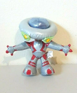 2016 Power Rangers ALPHA 5 Silver Robot Stuffed Plush Just Play 8" - Picture 1 of 3