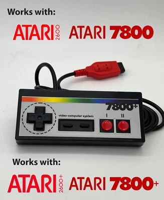 Atari 7800+ 7800 2600 Controller Control Pad Gamepad Joystick  CX78 "Metallic" - Image 1 of 4