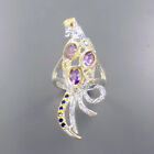 Natural Not Enhanced Amethyst Ring 925 Sterling Silver Size 7 /R328272