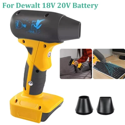 Cordless Turbo Jet Dry Blower Fan 130000RPM For Dewalt 18 20V Battery Air Blower - Image 1 of 4