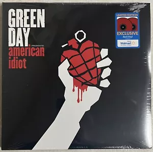 GREEN DAY AMERICAN IDIOT LP RED VINYL WALMART EXCLUSIVE NEW & SEALED - Imagen 1 de 6