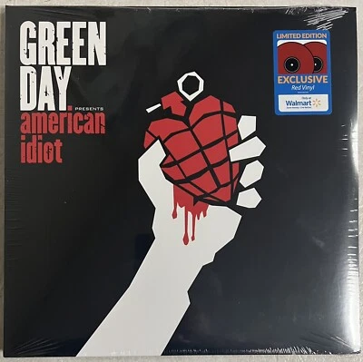 GREEN DAY AMERICAN IDIOT LP RED VINYL WALMART EXCLUSIVE NEW & SEALED - Image 1 of 4