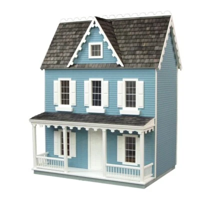 Real Good Toys Vermont Farmhouse Jr.  Unfinished 1-Inch Scale Dollhouse Kit - Image 1 of 4