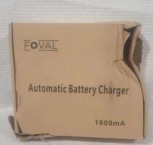 Cargador de Batería Inteligente Foval Automático Trickle 12V 1000mA - Imagen 1 de 4