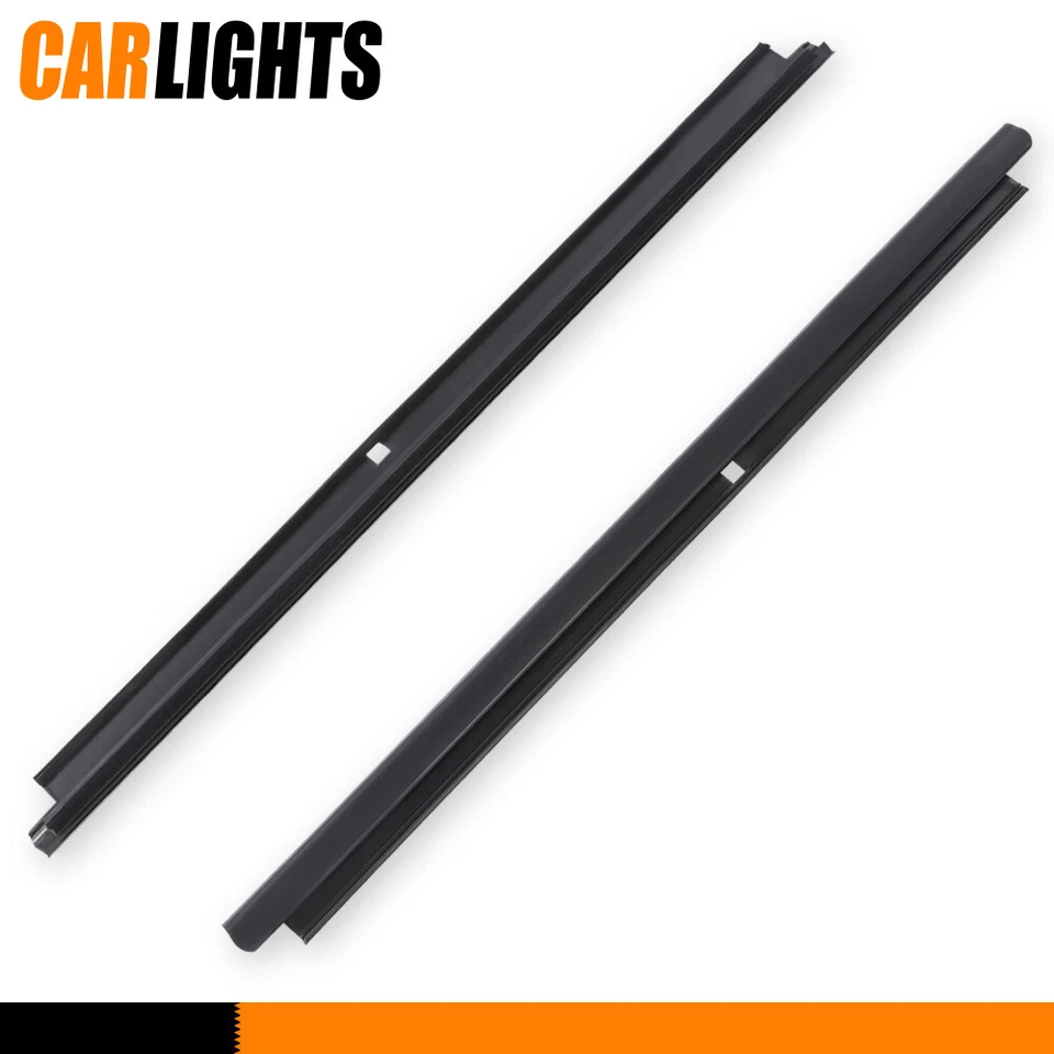 Fit For Chevy GMC Cadillac Truck 2PCS Outer Window Sweep Felt Rear Sealing Strip - Изображение 1 из 4
