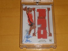 2022-23 National Treasures Gold RPA Auto Triple Patch Jabari Smith Jr 20/25 RC