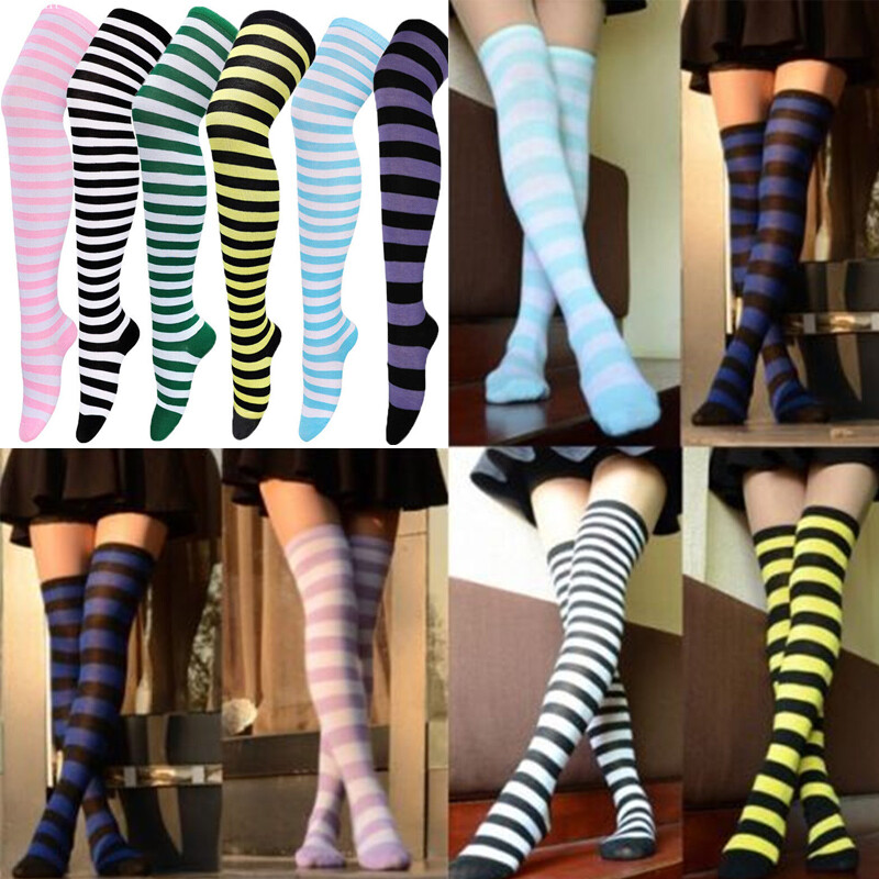 Calze Lunghe Al Ginocchio Per Donna - 3 Paia In Cotone Comodo - Foto 4