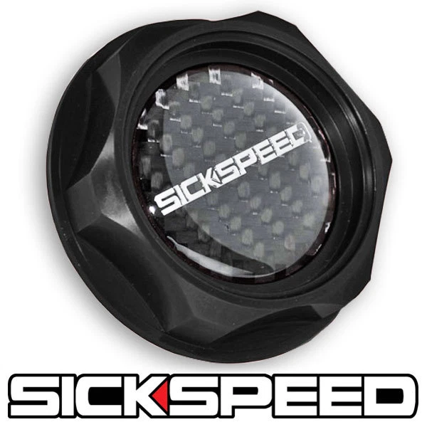 BLACK BILLET ALUMINUM ENGINE VALVE COVER OIL FILLER CAP FOR SUBARU WRX STI TURBO - Image 1 of 1