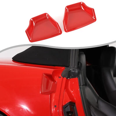 Cubierta protectora de manija de puerta roja deportiva para Corvette C6 2005-2013 Foto 1 de 4