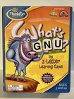 ThinkFun What's Gnu 3-Letter Learning Game for Kids ~ NEW