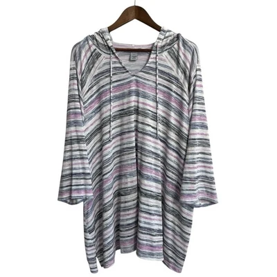 Catherine’s Sudadera con Capucha Mujer 3X Rayas Ropa Activa Caminar Senderismo Modesto Exterior Foto 1 de 4