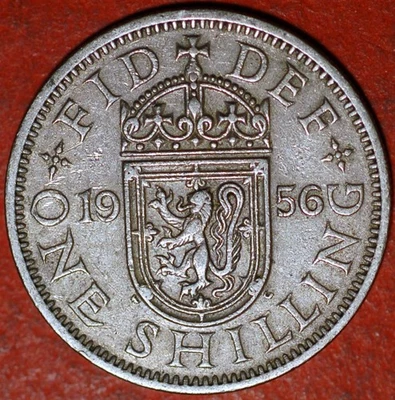 Great Britain Shilling 1956 Victoria KM# 904 - Image 1 of 2
