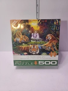 Rompecabezas Eurographics Tiger's Eden 500 piezas de Jan Patrik Krasny - Imagen 1 de 10