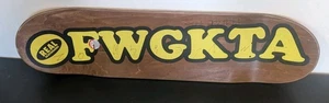 Ultra Rare Real Skateboards / Odd Future X Real Skateboard Deck  8.5" X  32" - Picture 1 of 12