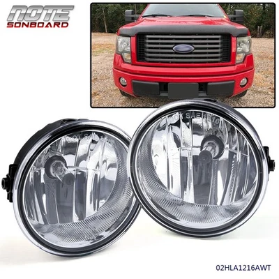 Clear Lens Bumper Fog Light Lamp Fit For 2006-2010 Ford F150/ 2008 Mark Lt Foto 1 de 4