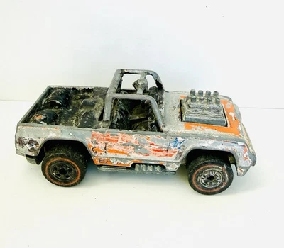 Hot Wheels Redline 1974 Baja Bruiser Naranja con Base de Metal Colores Voladores Original Foto 1 de 4