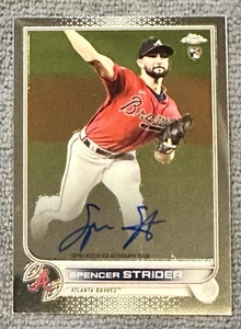 2022 Topps Chrome Spencer Strider RC Auto #RA-SS Braves - Picture 1 of 5