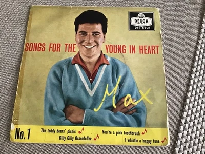 Max Bygraves EP 7” Vinyl Record Songs For The Young In Heart No 1 - Image 1 of 4
