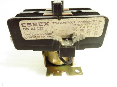 Essex Type 143-A1B2 Control Contactor Coil, 20A/277V, 10A/480V, 10A/500V - Image 1 of 4