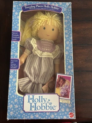Vintage Mattel Holly Hobbie Traveling Places  16" Doll 1989 In Box Attached. - Image 1 of 4