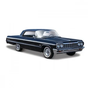 090159329084 Composite model Chevrolet Impala 1964 1/24 blue Maisto - Picture 1 of 1