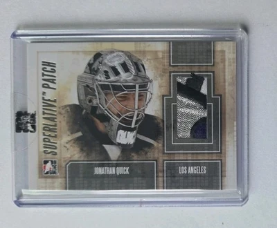 Jonathan Quick 2012 ITG Superlative Patch Volume 3 Silver /19  - Image 1 of 4