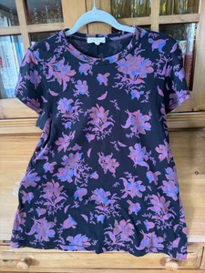 Ladies Rag and Bone Top Large Multi Color Capped Sleeve - Picture 1 of 5