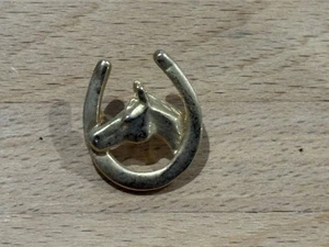 b  PINS PIN CHEVAL HORSE FER A CHEVAL PORTE BONHEUR - Picture 1 of 1