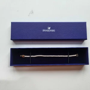 Pulsera Tenis Swarovski Matrix, Corte Redondo, Rosa, Chapado en Rodio - Imagen 1 de 12