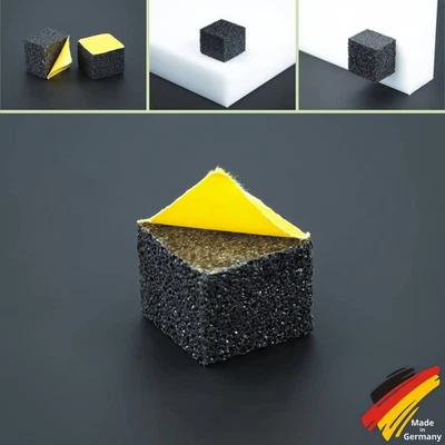 2-100 x Schaumstoff Wandpuffer 15x12mm selbstklebend Abstandshalter Schaumgummi - Bild 1 von 4