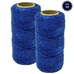 2 x Blue Builders Building Brick Laying Measuring Masonry Rope String Line 70M - Picture 1 of 7