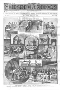 The College of the City of N. Y.- The Technical Courses - (11 Vegnettes) - 1887 - Picture 1 of 3