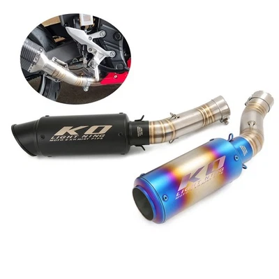 CBR500R 2016-2025 for Honda CB500F CB500X Exhaust Mid Tube Slip on Muffler Pipe - Imagen 1 de 4