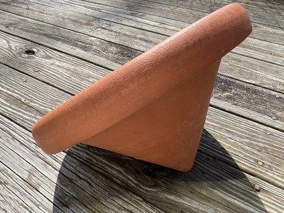 Bennington Potters Vermont DAVID GIL Large 1916 Terracotta Conical Planter - Image 1 of 4