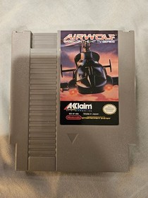 Airwolf Nintendo Entertainment System NES Cartucho de juego con funda