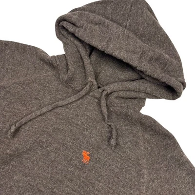 Pullover con capucha de peso pesado marrón• mediano para hombre Abercrombie & Fitch Foto 1 de 4