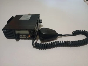 ICOM IC-M58 Marine VHF Transceiver Radio Communication IC M58 w/ mic UNTESTED - Picture 1 of 10