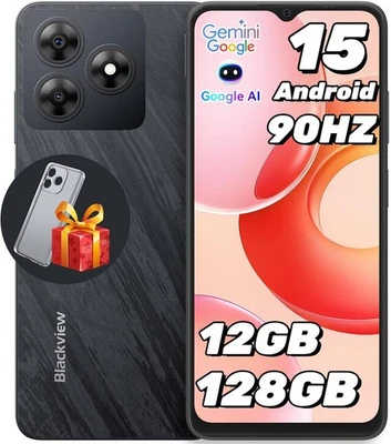 Blackview WAVE 8 Android 15 Smartphone, 8GB 128GB  6.56" Hd+Schermo 90 Hz - Immagine 1 di 4