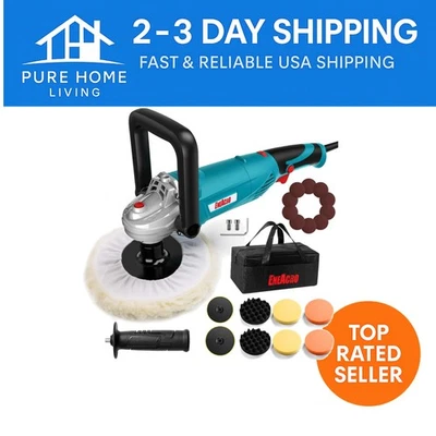 Efficient 1600W Electric Car Polisher – Heavy-Duty, Easy-to-Use with Accesories - Image 1 of 4