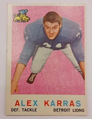 1959 Topps Football Card Alex Karras Rookie - Image 1 of 4